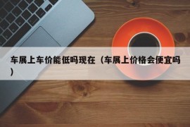 车展上车价能低吗现在（车展上价格会便宜吗）