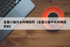 全面二胎什么时候放开（全面二胎什么时候放开的）