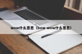 wow什么意思（bow wow什么意思）