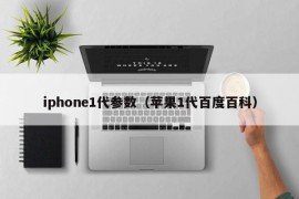 iphone1代参数（苹果1代百度百科）