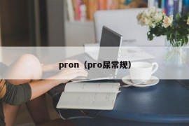 pron（pro尿常规）